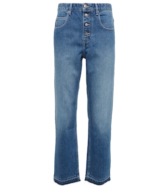 Jeans Belden cropped de tiro alto | Marant Etoile