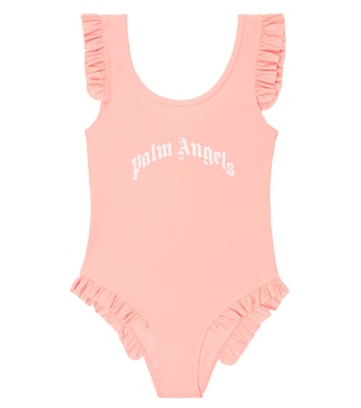 Ruffle-trim swimsuit | Palm Angels Kids