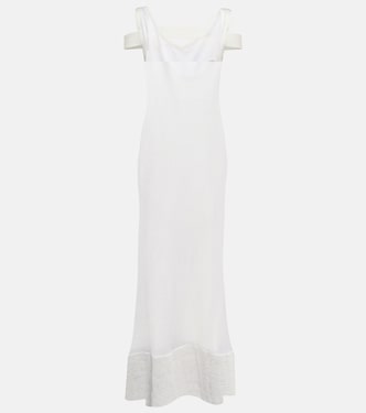 La Robe Camargue V-neck gown | Jacquemus