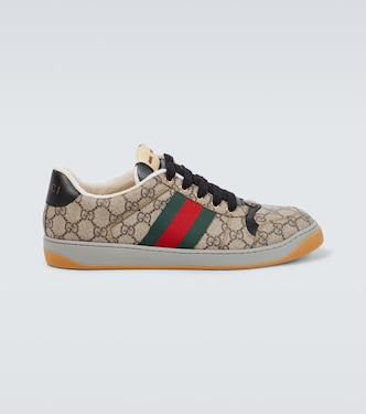 Sneakers Screener GG aus Canvas mit Leder | Gucci
