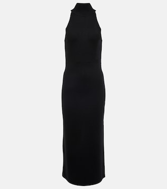 Turtleneck wool-blend midi dress | Toteme