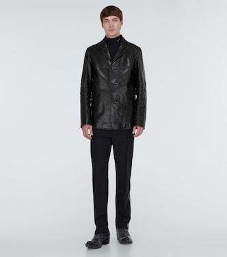Blazer aus Leder | Prada