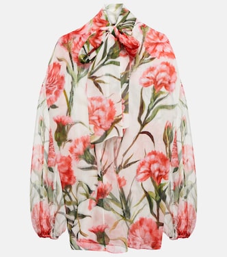 Blusa de seda floral | Dolce&Gabbana
