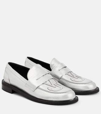 Anchor leather loafers | JW Anderson