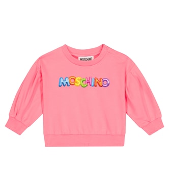 Baby - Felpa in cotone con logo | Moschino Kids