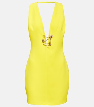 Safety Pin silk minidress | Versace