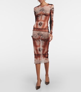 X Jean Paul Gaultier Pumps Tattoo aus Leder | Jimmy Choo