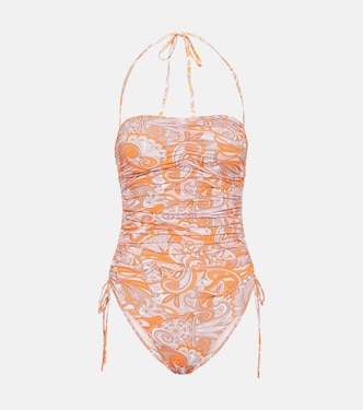 Sydney printed bandeau swimsuit  | Melissa Odabash