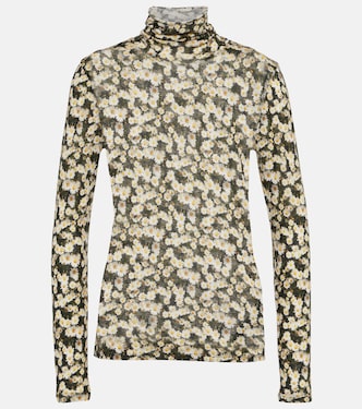 Dreamy Meadows floral turtleneck top  | Dorothee Schumacher