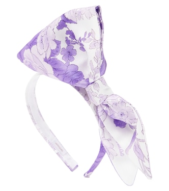 Floral bow-detail headband | Monnalisa