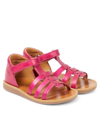 Sandalen Poppy Strap aus Leder | Pom d'Api