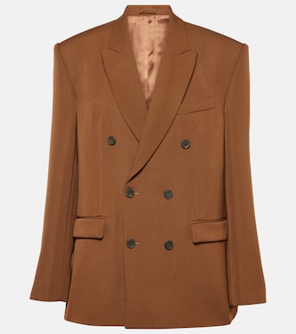 Double-breasted wool blazer | Wardrobe.NYC