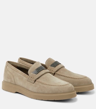 Mocassins Monili en daim | Brunello Cucinelli