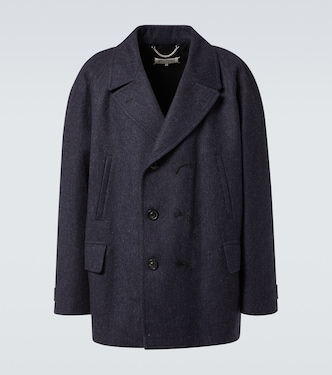 Abrigo marinero de lana | Maison Margiela