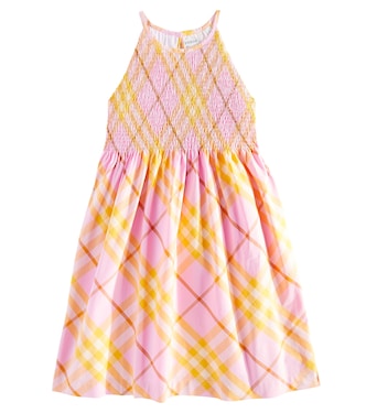 Abito in cotone Burberry Check | Burberry Kids