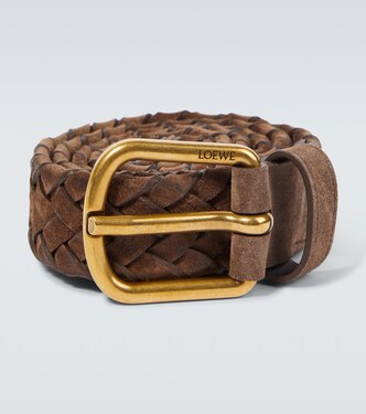 Braided suede belt | Loewe