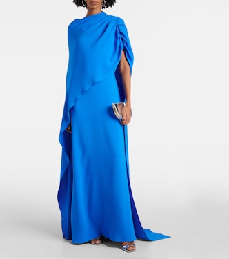 Robe longue en soie mélangée | Oscar de la Renta