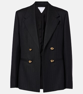 Knot striped wool blazer | Bottega Veneta