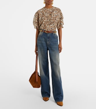 Jean ample Joanny à taille mi-haute | Isabel Marant