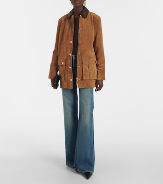 Giacca Suz in suede con pelle | Veronica Beard