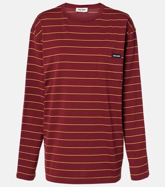 Longsleeve aus Baumwolle | Miu Miu