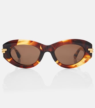 Lunettes de soleil Mitre ovales | Bottega Veneta