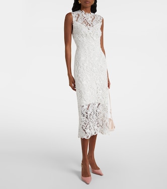 Abito midi in pizzo | Monique Lhuillier