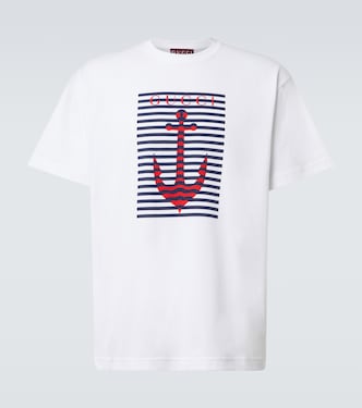 Logo printed cotton jersey T-shirt | Gucci
