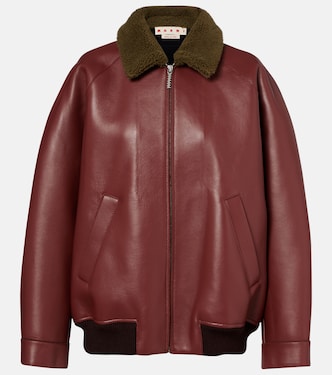 Chaqueta de piel con borrego | Marni