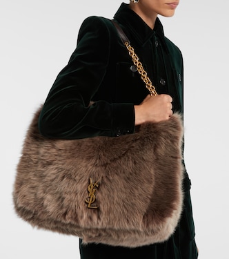 Jamie 4.3 Large shearling shoulder bag | Saint Laurent