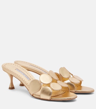 Mules Haribalmu 50 de piel | Manolo Blahnik