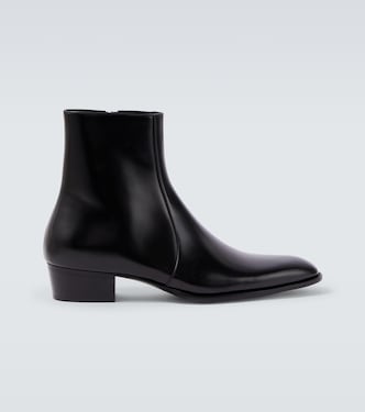 Roman皮革及踝靴 | Saint Laurent