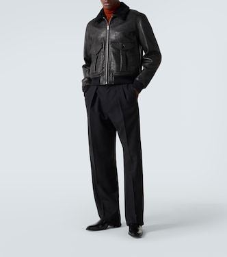 Roman皮革及踝靴 | Saint Laurent
