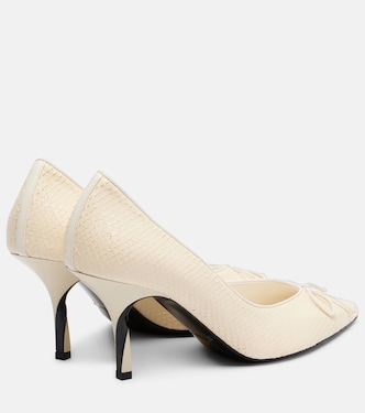 Tourni snake-effect leather pumps | Jacquemus