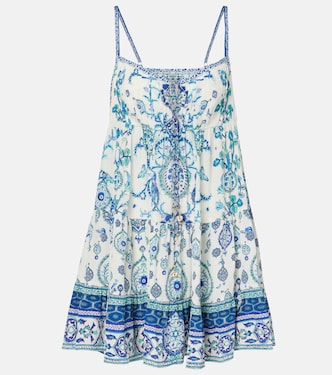 Isnik Lullaby printed silk minidress | Camilla