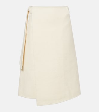 Bodhi high-rise wool-blend bouclé wrap skirt | Proenza Schouler