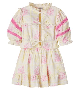 Alba cotton blouse and skirt set | Bebe Organic