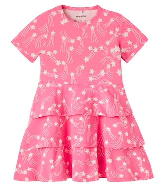 Robe étagée et imprimée en coton mélangé | Mini Rodini