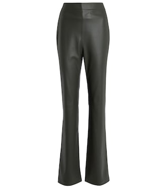 Goldie high-rise faux leather pants | Safiyaa