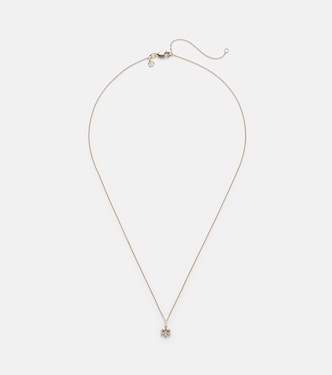 14kt gold necklace with diamonds | Sydney Evan