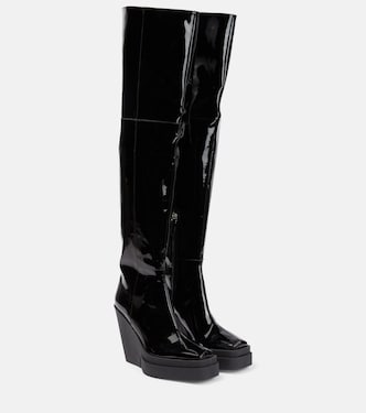 Botas mosqueteras Gia 31 de charol | Gia Borghini