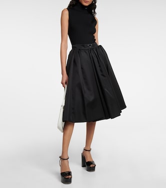 Sandali in raso con plateau | Prada