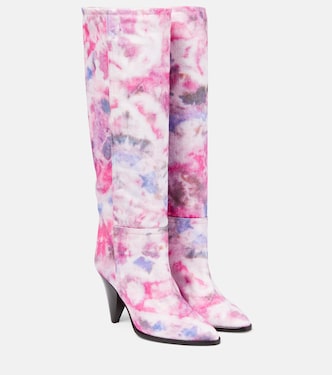 Botas altas Ririo de piel estampadas | Isabel Marant