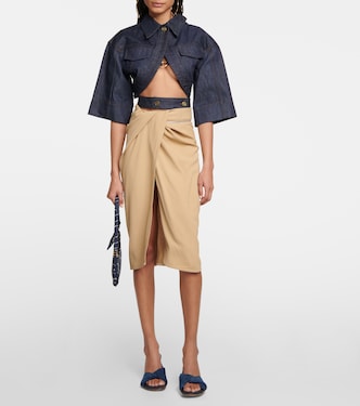 Les Mules Bagnu denim mules | Jacquemus