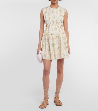 Sucré Pradera cotton poplin minidress | Agua by Agua Bendita