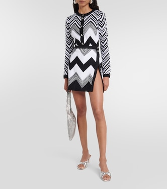 Minifalda de punto en zigzag | Missoni
