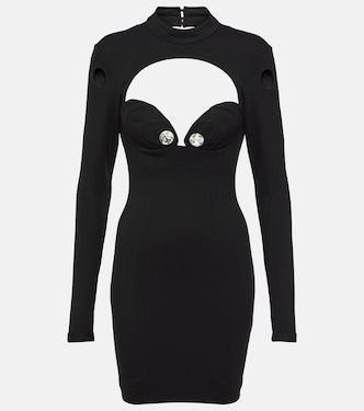Crystal-embellished cutout minidress | Area