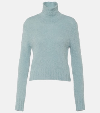 Jersey de cuello alto en mezcla de lana | Ami Paris