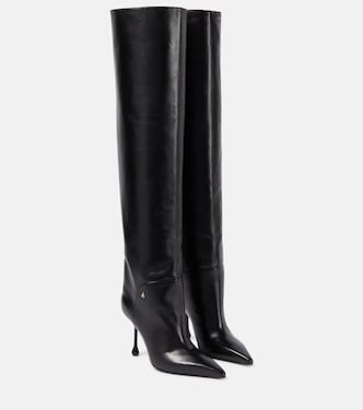 Cycas 95 leather over-the-knee boots | Jimmy Choo