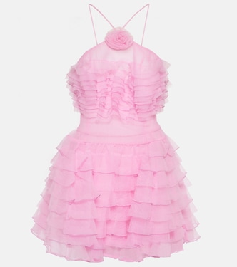 Florian ruffled organza minidress | Staud